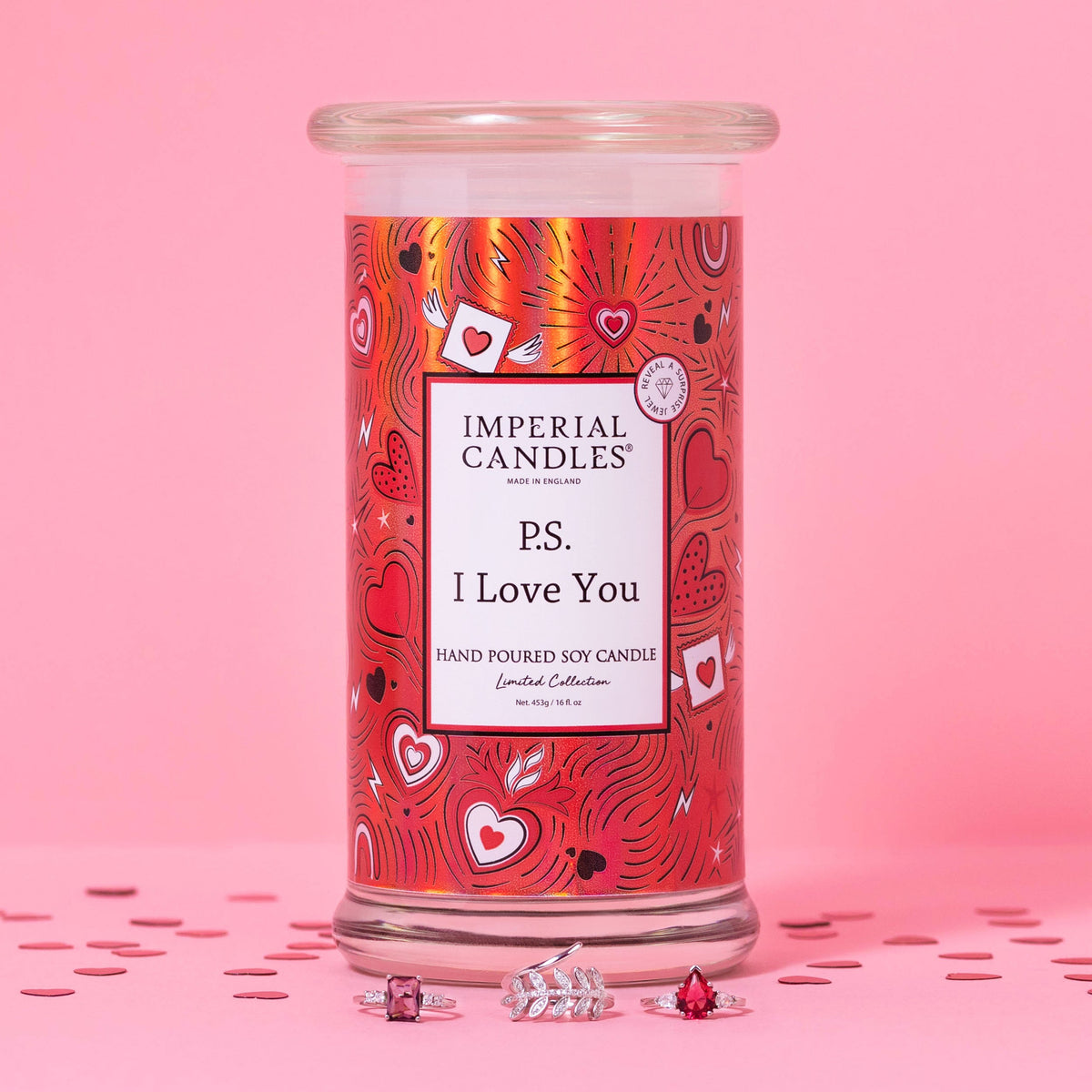 P.S. I Love You Jewel Candle