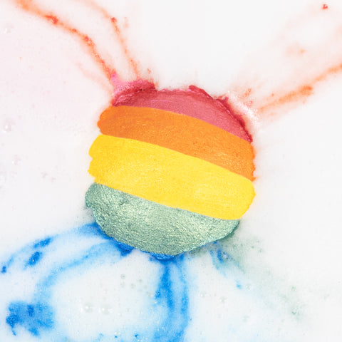 Rainbow Bath Bomb