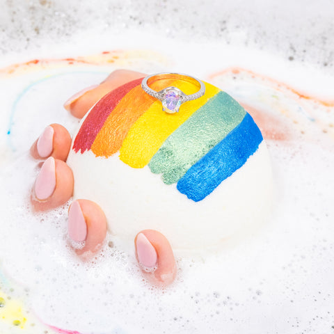 Rainbow Bath Bomb